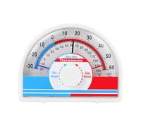 Baoblaze Termometro da interno con indicatore da tavolo, facile installazione a parete, meccanico con reset manuale, ideale per casa, officina, ufficio o