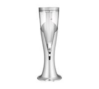 Baoblaze Torre della Birra, distributore di Bevande, da Tavolo, Stabile, distributore di succhi di Bevande, distributore di Birra con Rubinetto per Feste, Pub, Argento