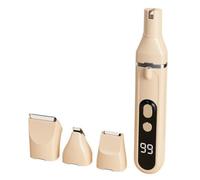 Baoblaze Tosatrice per Cani con Display Precisa | Tosatrice Elettrica con Luce, Silenziosa, per Cura Del Pelo, Animali Domestici, Beige