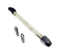 Baoblaze Trapano a mano con morsa a perno, strumento di riparazione per orologi, trapano a mano con punta elicoidale robusta, morsa a mano per orologio per la, Doppia Testa