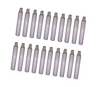 Baoblaze Tubetti di vernice in alluminio vuoti, contenitori ricaricabili, portatili, compatti, multifunzionali, bottiglie campione per per artisti, 20 Pezzi Da 5 Ml