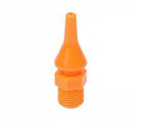 Baoblaze Ugello Regolabile a Testa Piatta per Spruzzo d'Acqua Concentrato Raccordo Standard Britannico Comando Integrato Sul Mandrino Struttura in PP E POM, 1/4 1.6MM, Tondo