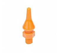Baoblaze Ugello Regolabile a Testa Piatta per Spruzzo d'Acqua Concentrato Raccordo Standard Britannico Comando Integrato Sul Mandrino Struttura in PP E POM, 1/8 1.6MM, Tondo