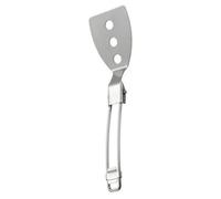 Baoblaze Utensile da Campeggio in Acciaio Inox Comp Pinza da con Manico Pieghevole Portatile per Preparazione Alimenti, Frittura A Foro Tondo