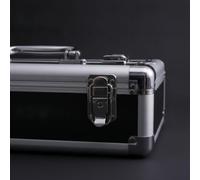 Baoblaze Valigetta in Alluminio Robusta, Argento, Argento, 38x25x14cm | Chiusura Sicura a Scatto, Valigetta Porta Attrezzi, per