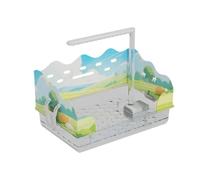 Baoblaze Vasca per Uccelli, Accessori per Pappagalli, Doccia Portatile per Canarini, B