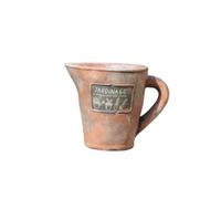 Baoblaze Vaso in Cemento Vaso Fioriera Contenitore Cachepot con Finitura Anticata in Stile Rustico Europeo Senza Foro di Drenaggio Adatto per Balcone Terrazzo, style to 1