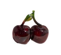 Baoblaze Vaso per Fiori, Centrotavola Minimalista, Vaso Decorativo per Frutta, Diffusore in Vetro Vuoto, Bottiglia per Scrivania, Casa, Ciliegio 11.5x7x13cm