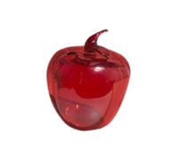 Baoblaze Vaso per Fiori, Centrotavola Minimalista, Vaso Decorativo per Frutta, Diffusore in Vetro Vuoto, Bottiglia per Scrivania, Casa, Mela 10x12cm
