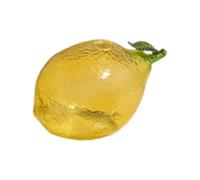 Baoblaze Vaso per Fiori, Centrotavola Minimalista, Vaso Decorativo per Frutta, Diffusore in Vetro Vuoto, Bottiglia per Scrivania, Casa, Limone