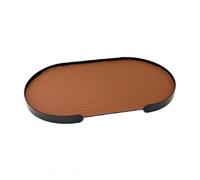 Baoblaze Vassoio Ovale in Metallo Elegante | Design Minimalista Moderno, Decorativo, per Ingresso, Grande, Stile B