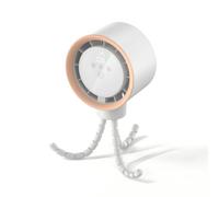 Baoblaze Ventilatore Passeggino Neonati Mini Ventilatore Ventilatore Portatile Ventilatore Carrozzina con Oscillazione Automatica Delicato Materiali Plastica, Bianco, 125 85 333mm