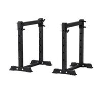 Baoblaze Weightlifting Bar Supporto Bilanciere Squat Rack Stazione Pesi Regolabile Base Piatta Ampia Perni di Uso Intenso Adatto per Allenamento Individuale