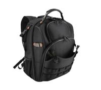 Baoblaze Zaino da Lavoro Pesante per Uomo con Forma Rettangolare Strutturata con Scomparto Principale Capiente E Anelli per Utensili Adatto per Riparazioni Manutenzione E Uso Professionale
