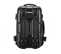 Baoblaze Zaino da Viaggio Uomo Rigido Antishock Impermeabile Borsa Porta Cinghie Laterali E Spallacci Imbottiti Adatto Pendolarismo Motocicletta Escursioni Viaggi, Array, Nero, Grande