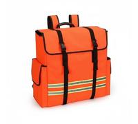 Baoblaze Zaino Impermeabile Borsa Portamaniche Oxford Spallacci Regolabili Comodità Uso Rapido Riflettente Adatta per Squadre Soccorso Forestale Lavori All’aperto, Array, Arancione