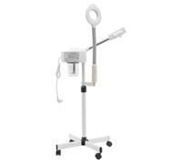 BAOCHADA Salon Ozone, vaporizzatore a vapore da 800 W, per studio cosmetico, sauna facciale, evaporatore, 680 ml, 3 in 1, con lampade a LED e touch screen intelligente per spa, salone e casa