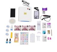 BAOCHADA Smalto per unghie con lampada UV 36 W, 24 colori, per unghie U V, set di base per unghie con fresa, set di base per manicure, regalo per donne