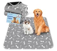 Baodan Alese Riutilizzabili, 2 Pezzi Tappetino Assorbente Cane, 70 x 100 Tappetino per Cuccioli con Fondo Antiscivolo, Puppy Pads Anti-Perdite e Resistente, Apprendimento della Pulizia