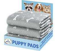 Baodan Traverse Cani, 3 pezzi Traversine Lavabili per Cani 80x90 cm, Riutilizzabili Assorbenti Rapidi Tappetini Cane Puppy Pads per Cane, Gatti, Porcellini d'India