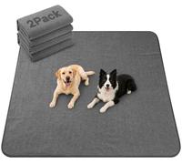 Baodan Traversine Lavabili per Cani, 2 pezzi Traversine Cani 90x120 cm | Rapido Assorbimento, Riutilizzabili, Tappetini l'addestramento per Cuccioli, Cani Anziani o Cani Affetti da Incontinenza