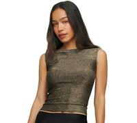 BAODANWUXIAN Canottiera Canotte da Donna in Seta Luminosa Canotte con Camicette Camicette per Camicia Camicia da Club-H-S