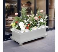 Baodiale Aiuola rialzata, fioriera Rettangolare in Resina con Fori di drenaggio, Contenitore per piallatura per vasi da Fiori per la Coltivazione di ortaggi Fiori Erbe aromatiche Frutta