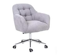 Baodiale Comode sedie da computer, girevoli a 360°, con seduta imbottita traspirante e regolabile in altezza per l'ufficio domestico.