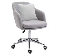 Baodiale Comode sedie per computer, sedia girevole da scrivania, altezza regolabile a 360°, supporto lombare per computer da ufficio, sedia per la casa con schienale medio