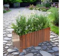 Baodiale Letto da Giardino rialzato all'aperto, fioriera Fuori Terra Scatola da Giardino Extra Large per Verdure, Fiori, Erbe aromatiche, Cassetta di piantagione