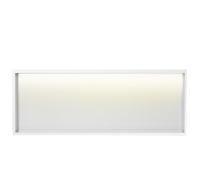 Baodiale Nicchia da parete per bagno, nicchia per doccia in acciaio inox con striscia luminosa a LED e mensola portaoggetti da incasso per bagno, design da montare in alto