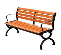 Baodiale Panca angolare salvaspazio per esterni, panca da giardino in alluminio pressofuso a forma di L per piccoli patii, balconi o giardini, leggera e facile da montare