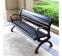 Baodiale Panchina da giardino per 2 persone, sedia a due posti per patio adatta a tutte le stagioni con comodo schienale, panca ergonomica per giardino, bordo piscina, veranda