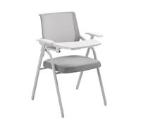 Baodiale Sedia da scrivania pieghevole e impilabile for computer, sedie ergonomiche da formazione commerciale con scrittoio con bracciolo for tablet, sedie for reception in rete for ufficio, scuola