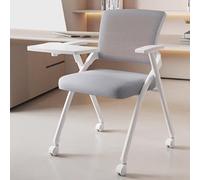 Baodiale Sedia impilabile for ricevimento ospiti Sedia da conferenza con sedile imbottito e confortevole pieghevole, commerciale for sala riunioni seminario lezioni di formazione in ufficio