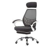 Baodiale Sedie comode per computer, sedie da scrivania, sedie per ufficio direzionali, sedie per ospiti con poggiapiedi retrattile, sedie girevoli regolabili per la casa