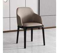 Baodiale Set da tavolo da pranzo, sedie moderne imbottite in similpelle PU, set in legno massello resistente for cucina e sala da pranzo(Khaki2)