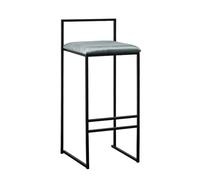 Baodiale Sgabelli da bar in velluto con poggiapiedi e gambe in metallo, sgabelli da bar moderni alti fino al bancone, comode sedie da pub imbottite per l'ufficio domestico, isola della cucina