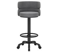 Baodiale Sgabelli da bar, sgabelli da bar girevoli moderni, sedie da bar con altezza regolabile, sgabelli imbottiti in velluto con schienale for isola cucina