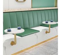 Baodiale Tavolini da caffè da parete, tavolino rotondo moderno con piano in marmo, struttura in metallo per cocktail di metà secolo, accessorio per bar, bar, snack e tempo libero