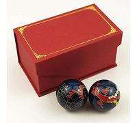Baoding Balls, Set di palline da massaggio, Baoding Balls Feng Shui Health Exersice Stressef Balls Meditation Balls Hand Massage Balls, 2PCS Chinese Health Esercizio Stress Balls (Colore : C) (Color
