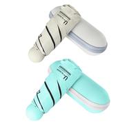 BAODINI, Mini ombrello da viaggio con custodia, piccolo, compatto, con protezione solare anti-UV, leggero, piccolo, tascabile, Mini