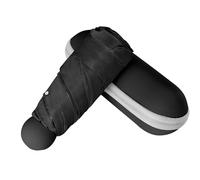 BAODINI Mini ombrello da viaggio per borsa con custodia, piccolo, compatto, protezione solare UV, leggero, piccolo ombrello tascabile per donne, bambini e uomini