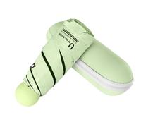BAODINI Mini ombrello da viaggio per borsa con custodia, piccolo, compatto, protezione solare UV, leggero, piccolo ombrello tascabile per donne, bambini e uomini