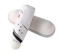 BAODINI Mini ombrello da viaggio per borsa con custodia, piccolo, compatto, protezione solare UV, leggero, piccolo ombrello tascabile per donne, bambini e uomini