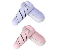 BAODINI Mini ombrello da viaggio per borsa con custodia, piccolo ombrello compatto, protezione UV, leggero, piccolo ombrello tascabile con custodia, per donne e ragazze