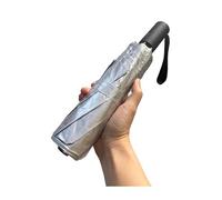 BAODINI Piccolo ombrello da viaggio con protezione UV, compatto per pioggia e sole, UPF 50+, antivento, portatile, 106,7 cm, per donne e uomini