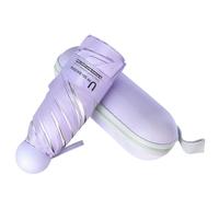 BAODINI Travel Essentials Mini ombrello per borsa con custodia, piccolo compatto protezione solare UV, leggero, piccola tasca, apertura manuale, ombrello per donne, bambini e uomini, adatto per borse