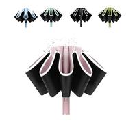 BAODINI UPF 50+UV Ombrello Protezione Sun Reverse Ombrello compatto per pioggia Ombrello antivento invertito automatico