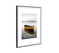 Baoee 11x14 Nero bianco Picture Frame, cornice foto con vetro acrilico, cornice poster, cornice certificato
